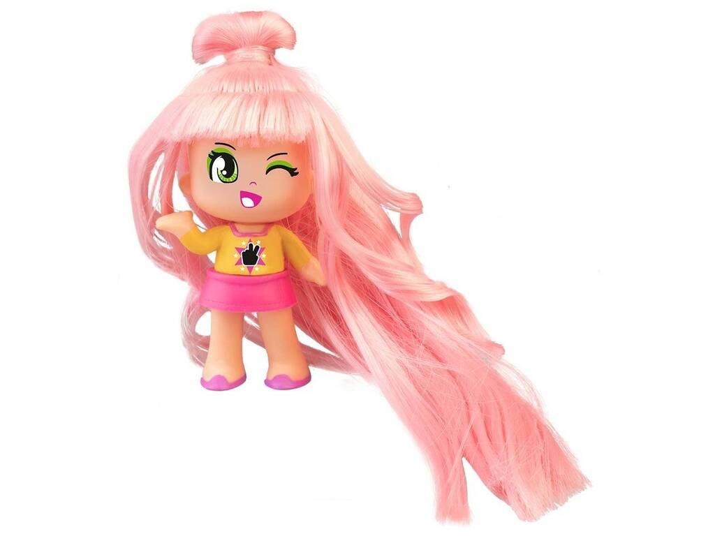 Pinypon Super Mane Pink Haar von Famosa PNY33000