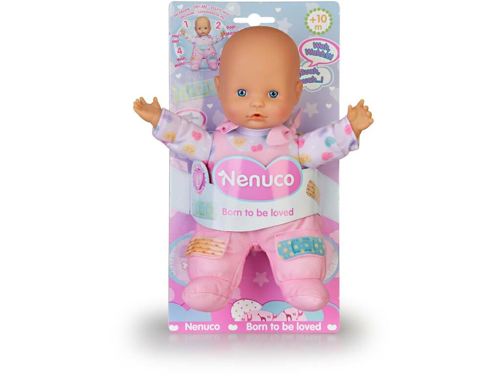Nenuco Bebè Con Copertina Morbida E Suoni Versi Neonato - Bambola Per Bambine E Bambini 12 Mesi + Famosa