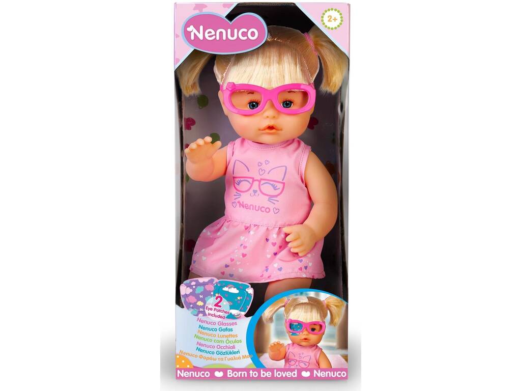 Nenuco Famosa 700012663 - Bambola Morbida 30 Cm Che Piange, Con Ciuccio, Rosa