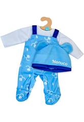 Nenuco Vestido en Percha para Muñeco de 35 cm. Conjunto Osito Azul Famosa NFN39000