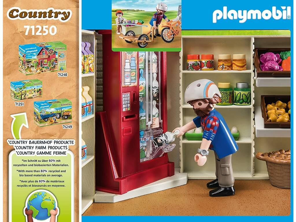 Playmobil Country Negozio in fattoria aperto 24 ore su 24