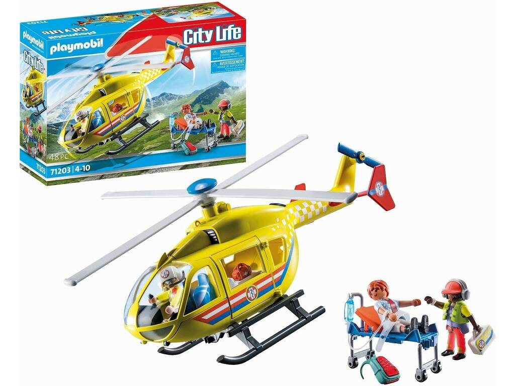 Playmobil City Life Helicoptero de Resgate 71203