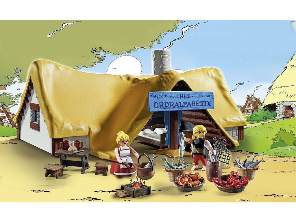 Acheter Playmobil Asterix La Cabane de Ordenalfabetix 71266