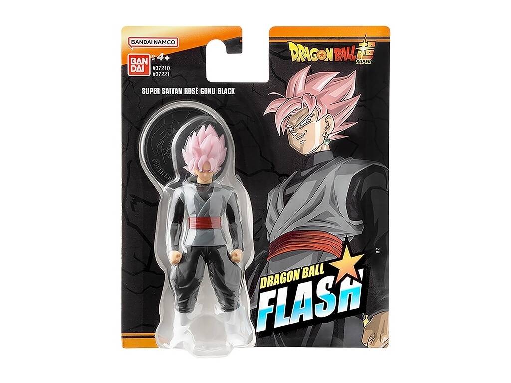 Dragon Ball Super Flash Figura Super Saiyan Rosé Goku Black Bandai 37221