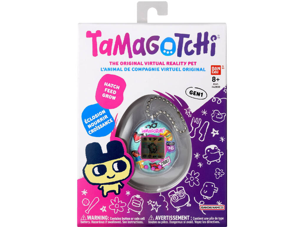 Tamagotchi Original Denim Patches Bandai 42954