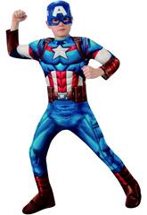 Costumes pour enfants Captain America Classic T-L Rubies 702563-L