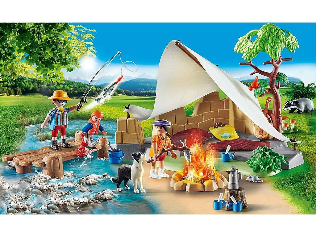 Playmobil Famille Fun Camping 70743