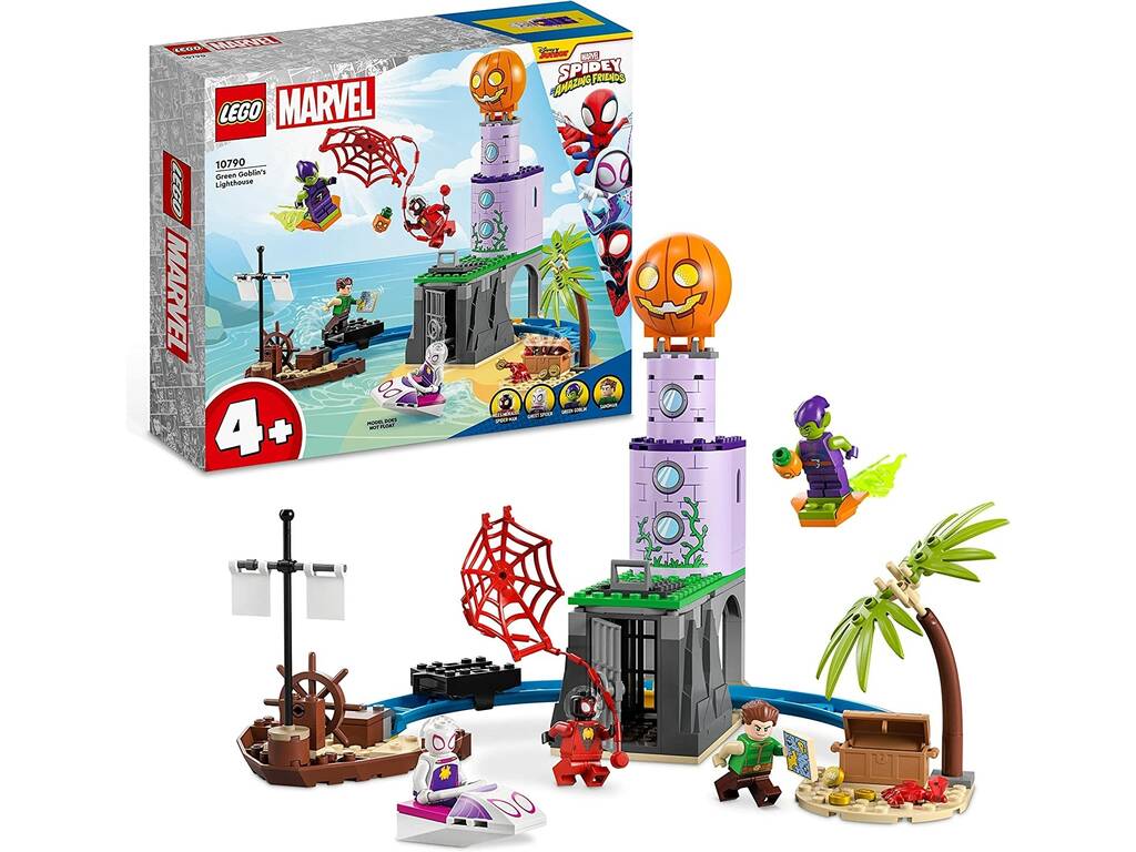 Lego Marvel Squadra Spidey al Faro di Green Goblin 10790