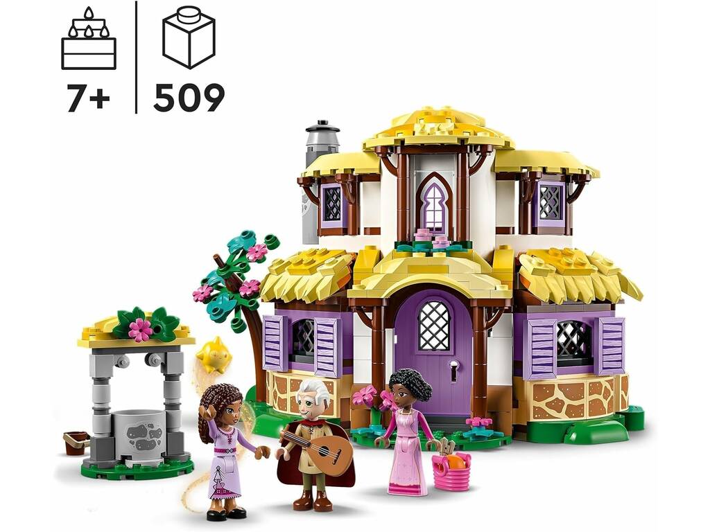 Lego Disney Wish Cabaña de Asha 43231