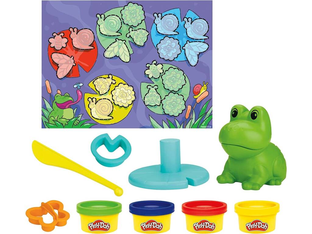 Playdoh First Creations With The Frog and Hasbro's Colors F69265L0