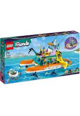 Lego Friends Barco de Rescate Martimo 41734