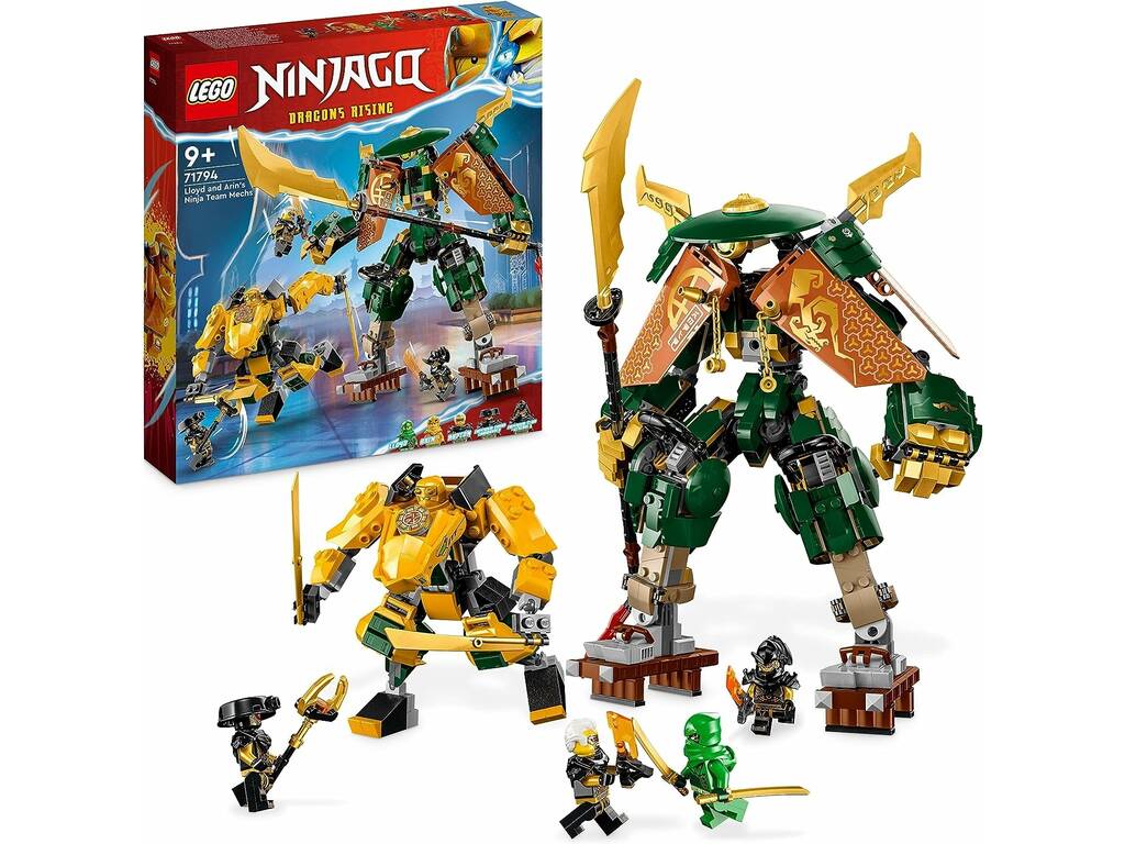 Lego Ninjago Mecas del Equipo Ninja de Lloyd y Arin 71794