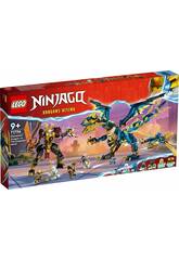 Lego Ninjago Dragão Elemental vs. Imperatriz Meca 71796