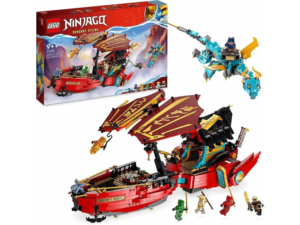 Lego Ninjago Barco de Assalto Ninja Corrida Contra o Tempo 71797