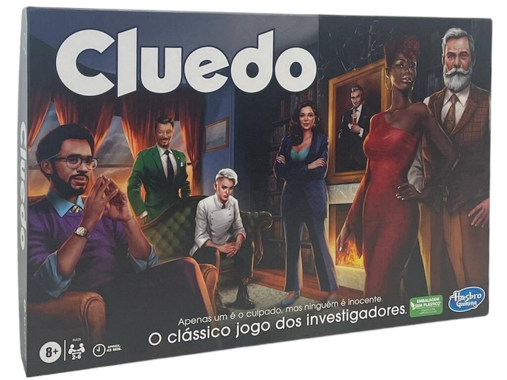 Gioco da tavolo Cluedo portoghese Hasbro F6420190