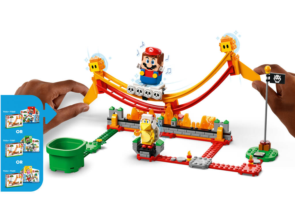 Lego Super Mario Set de Expansão Grande Onda de Lava 71416
