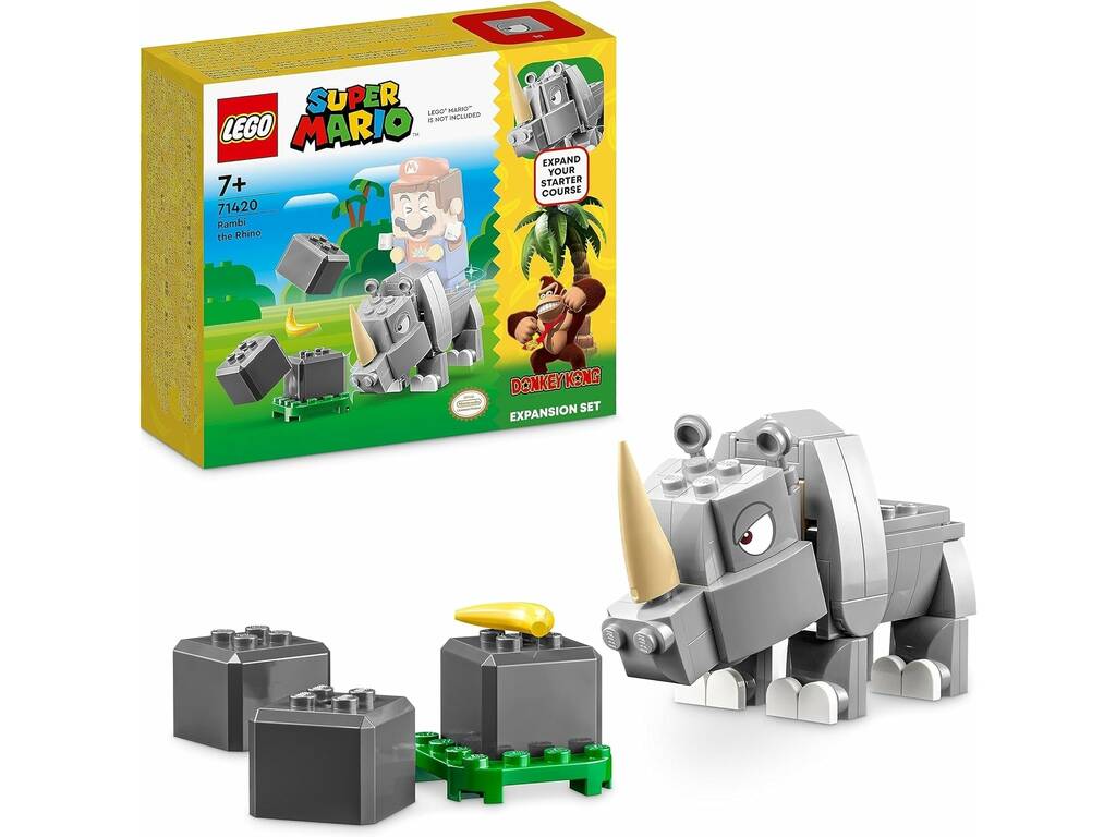 Lego Super Mario Erweiterungsset: Rambi das Nashorn 71420