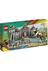 Lego Jurassic World Centro Visitatori T-Rex e Attacco Raptor 76961