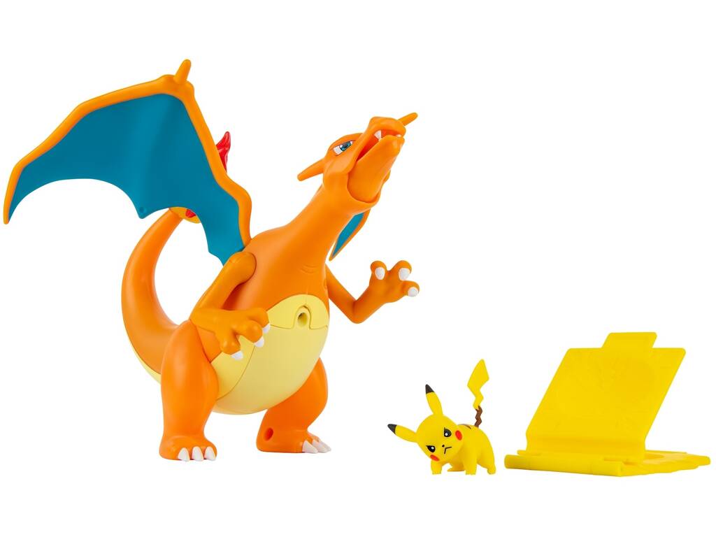 Pokémon Deluxe Charizard Electrónico Vs. Pikachu Bizak 63222731