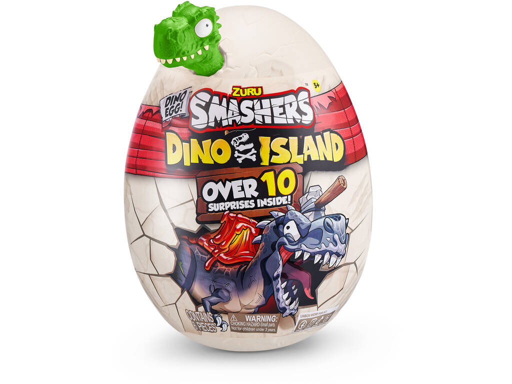 Smashers Dino Island Oeuf Surprise Bizak 62367486 