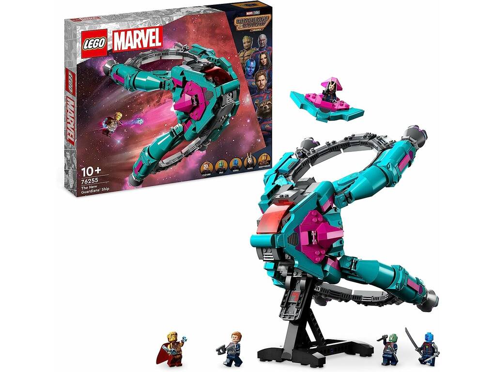 Lego Marvel Guardiões da Galáxia Nave dos Novos Guardiões 76255