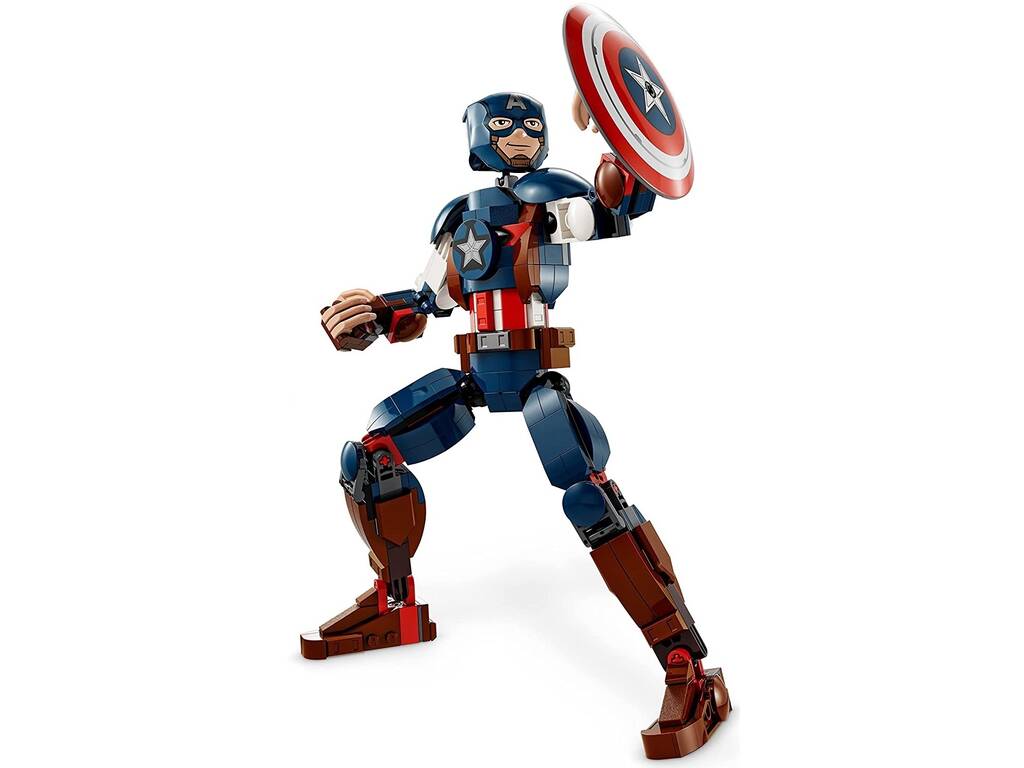 Lego Marvel Avengers Figura para Construir: Capitán América 76258