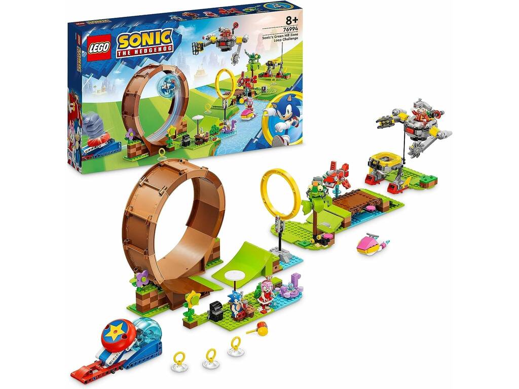 Lego Sonic The Hedgehog: Desafio do Looping de Green Hill Zone 76994 -  Juguetilandia