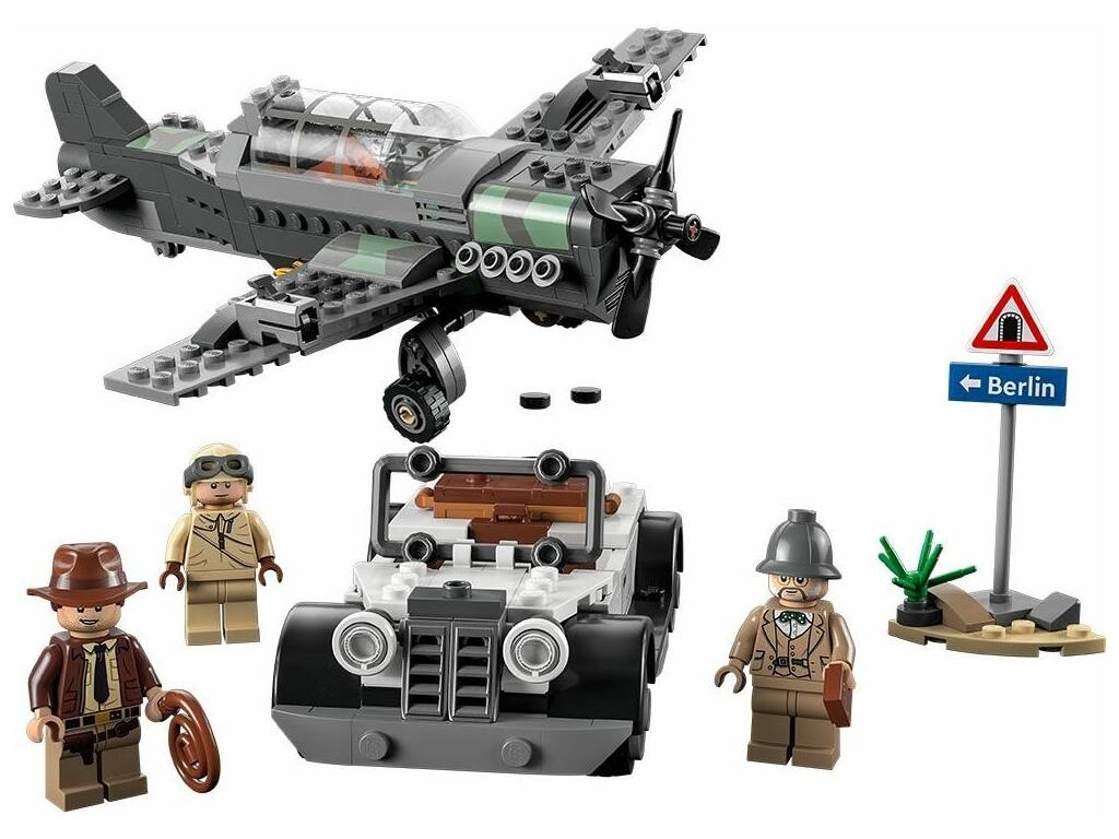 Lego Indiana Jones Persecución del Caza 77012