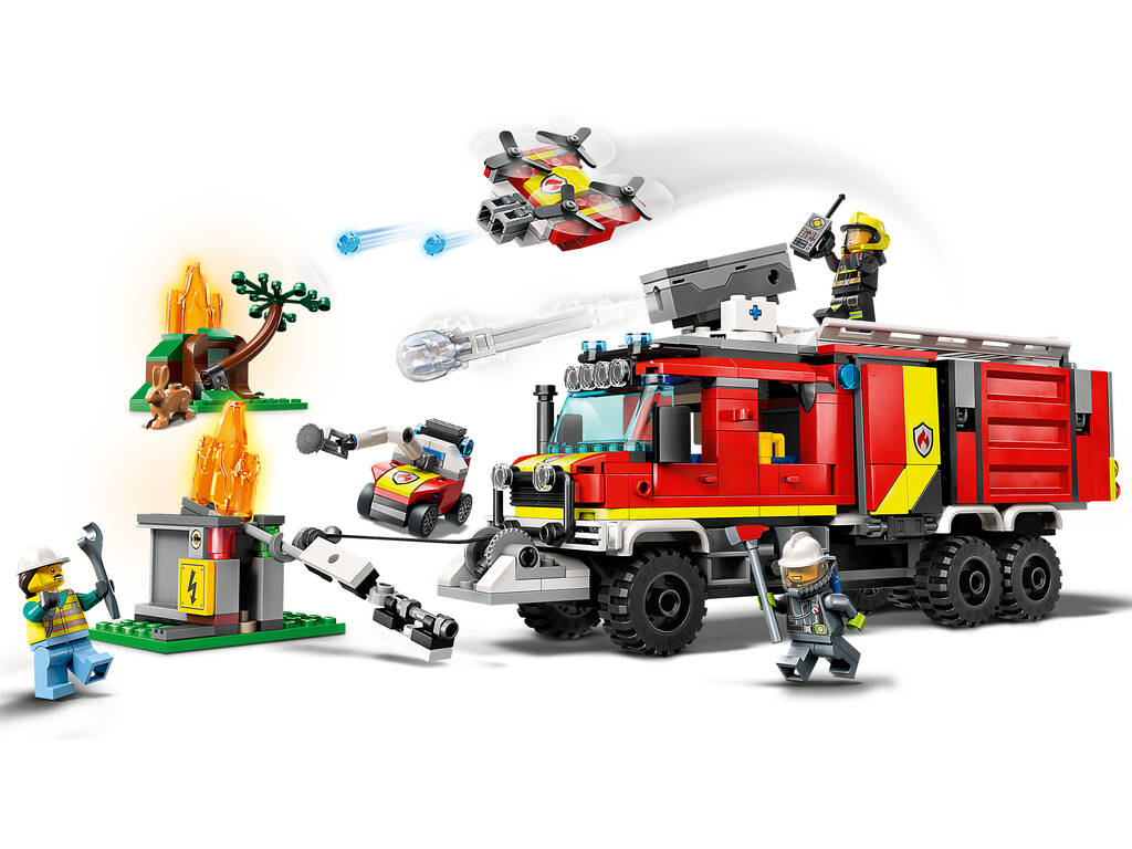 Lego City Fire Unidade Móvel de Controlo de Incêndios 60374