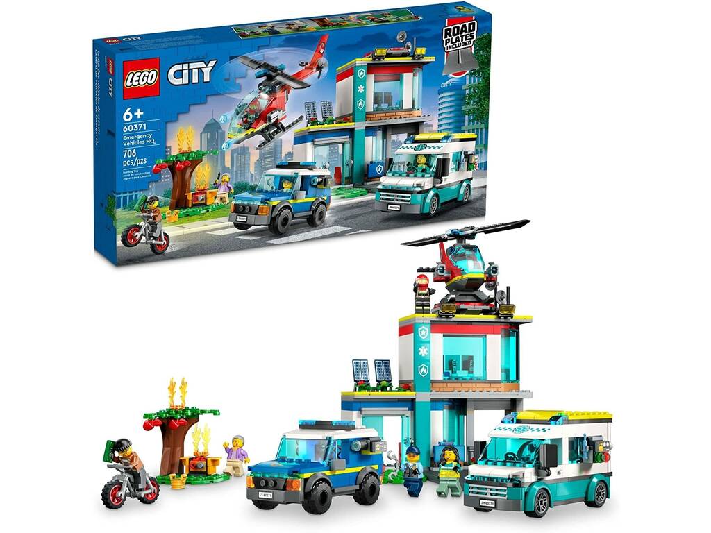 Lego City Police Central de Vehículos de Emergencia 60371