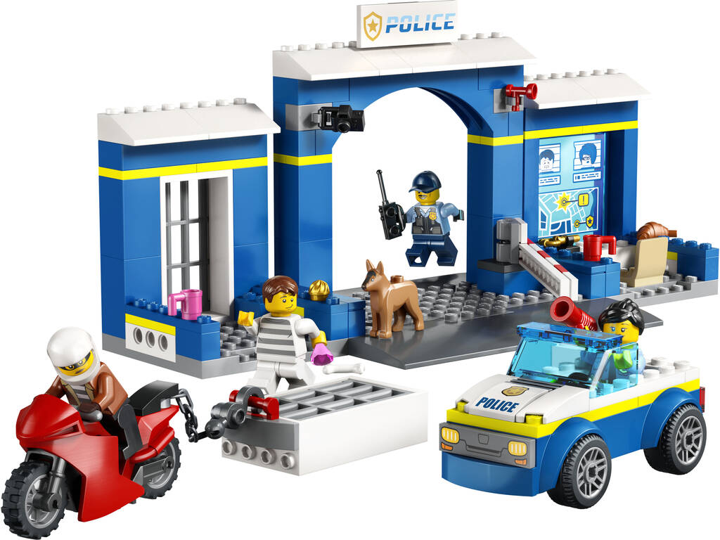 Lego City Police Perseguição na Esquadra de Polícia 60370