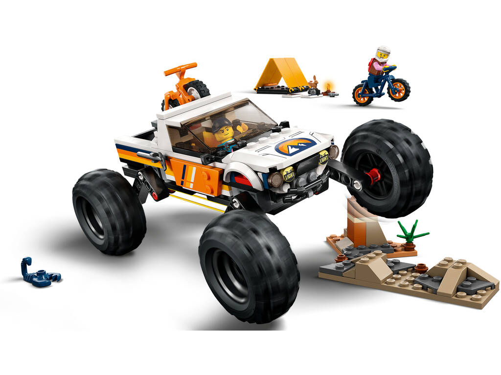 Lego City Vehicles Todoterreno 4x4 Aventurero 60387