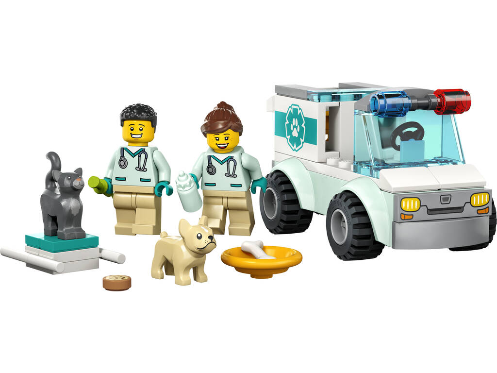 Fourgon de secours vétérinaire Lego City Grands Véhicules 60382
