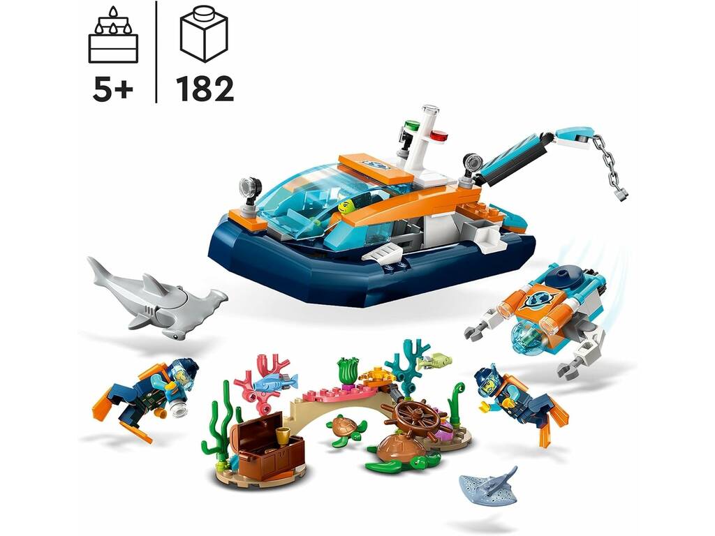Lego City Embarcação de Exploração Submarina 60377