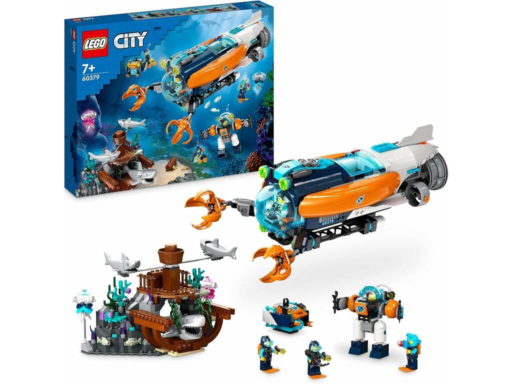 Lego City Sommergibile di esplorazione degli abissi marini 60379