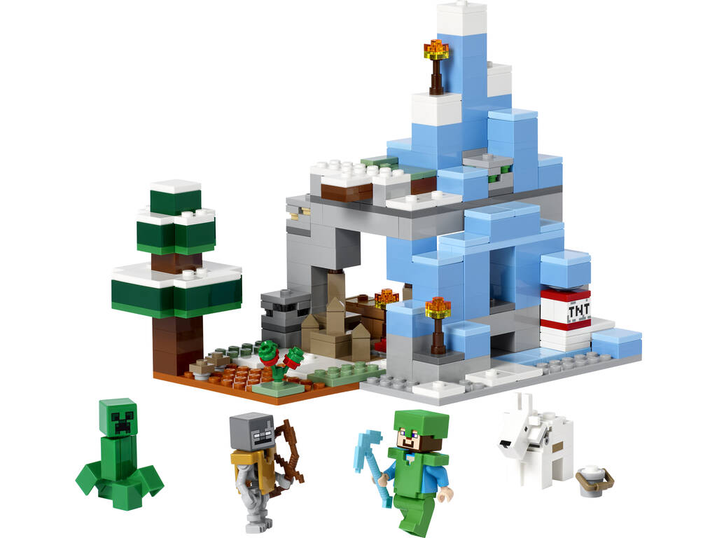 Lego Minecraft Los Picos de Hielo Lego 21243