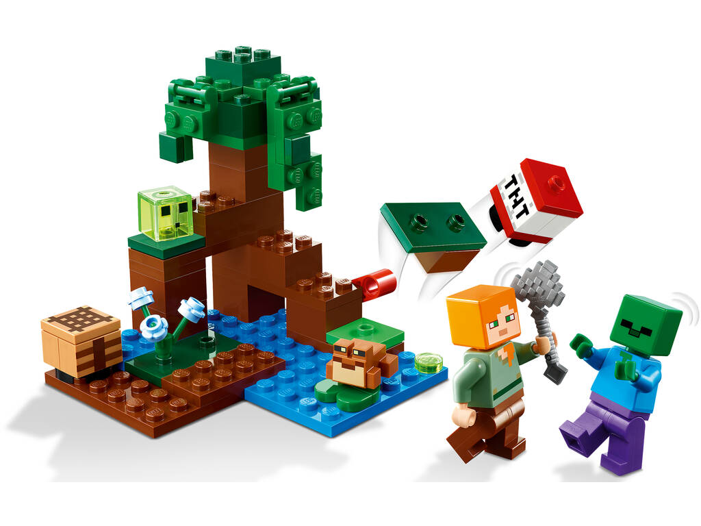 Lego Minecraft La Aventura en el Pantano Lego 21240
