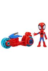 Marvel Spidey and His Amazing Friends Spidey avec Moto Hasbro F7459