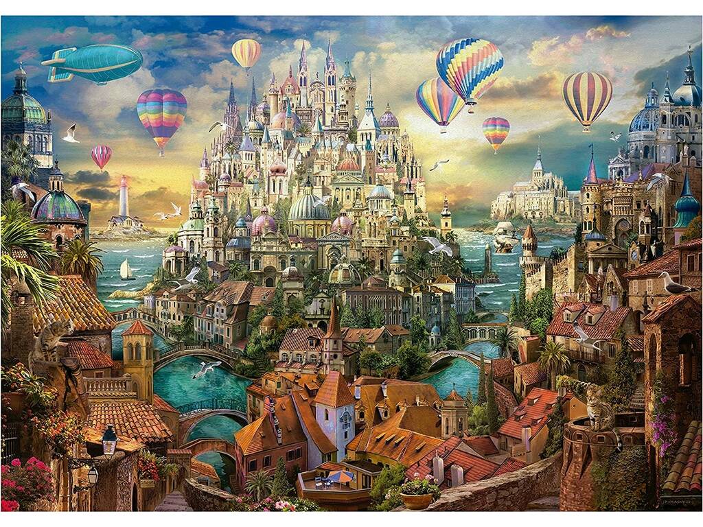 Puzzle 8000 Cidade dos Sonhos Educa 19570