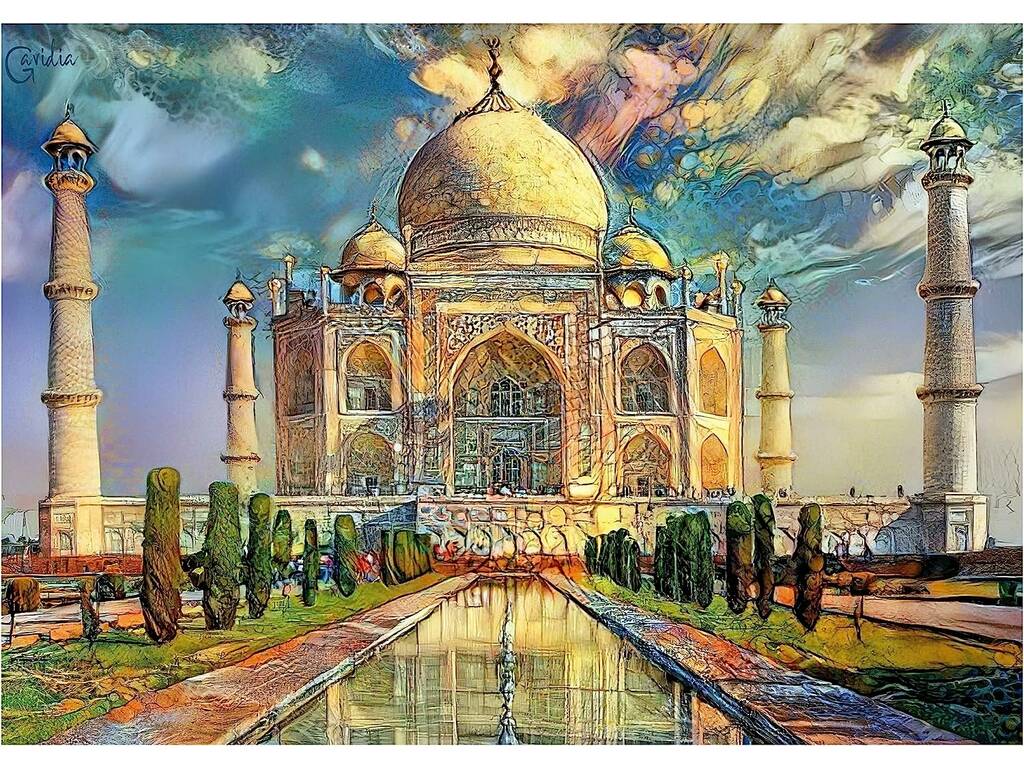 Puzzle 1000 Taj Mahal d'Educa 19613