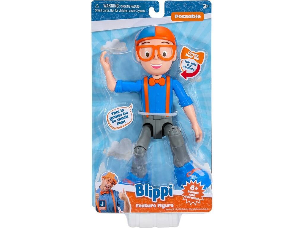Blippi Feature Figurine de Toy Partner BLP0125 