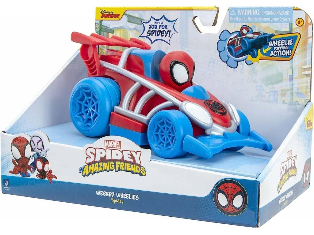 Spidey et ses incroyables amis Vehículo Webbed Wheelies Toy Partner SNF0015