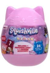 Squishmallows Squisville Huevo Sorpresa con Peluche y Accesorio Toy Partner SQM0168