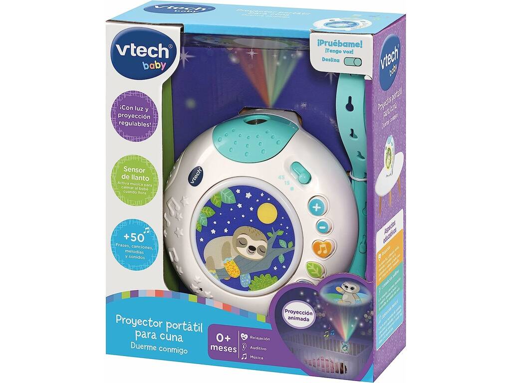 Vtech 540322 Projecteur portable bleu pour berceau Sleep With Me
