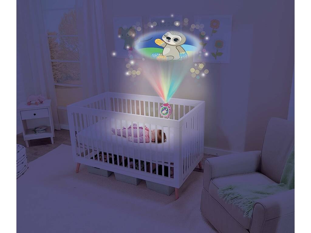 Tragbarer Projektor für Kinderbett Sleep With Me Pink Vtech 540357