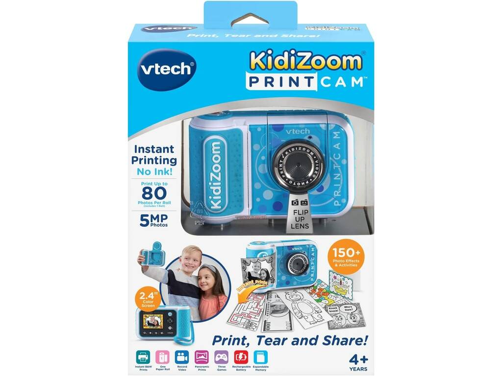 KidiZoom PrintCam Caméra Bleu Vtech 549122 