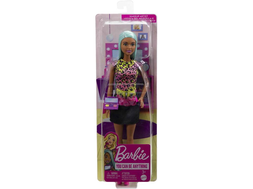 Barbie Tu puoi essere una truccatrice Mattel HKT66