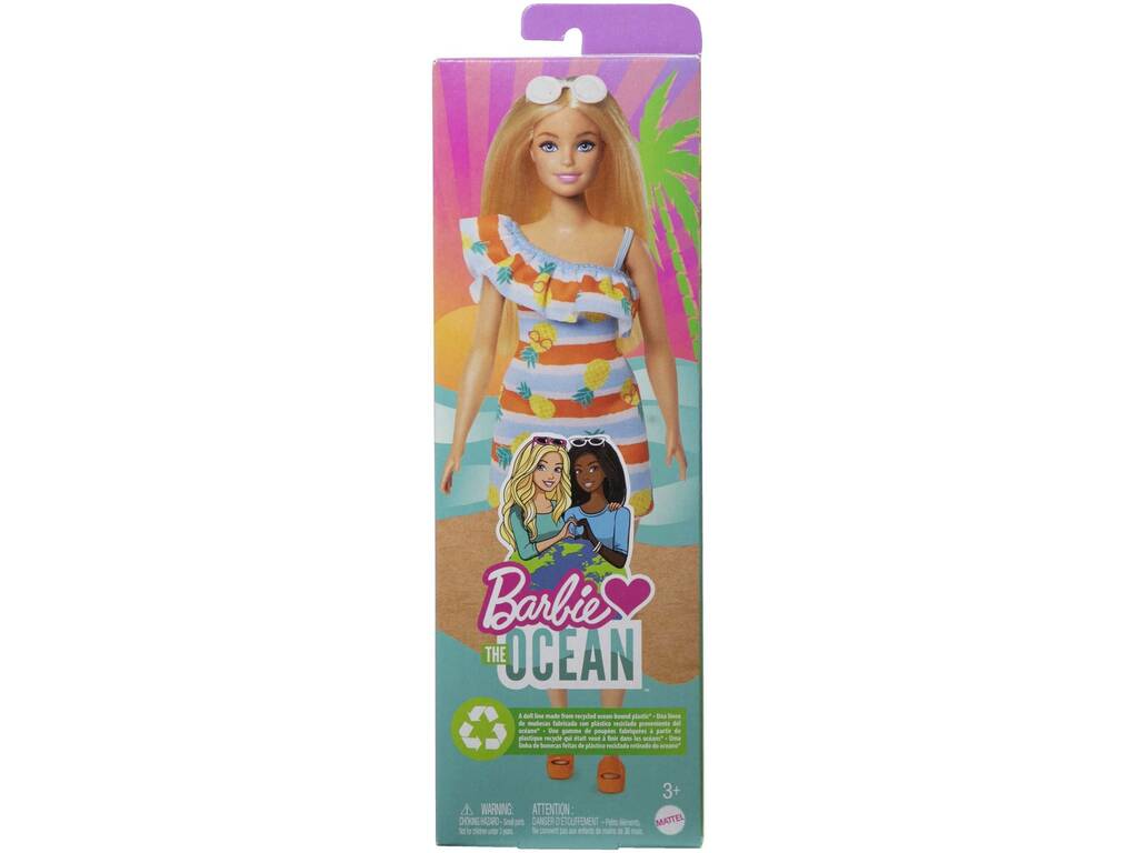 Barbie Loves The Ocean Vestido Flores Mattel HLP92