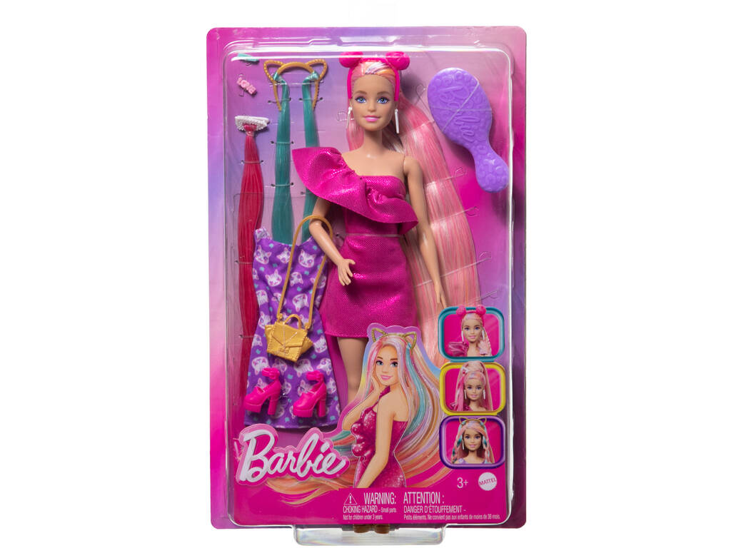 Barbie Bambola Totally Hair Mattel HKT96