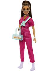 Barbie Combinaison Rose Mattel HPL76